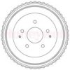 BENDIX 329286B Brake Drum